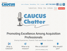 Tablet Screenshot of caucusnet.com